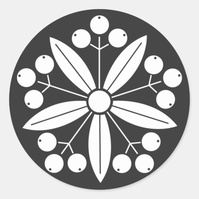 Adesivo Redondo Plantas [Camadas Familiares] (Frente)