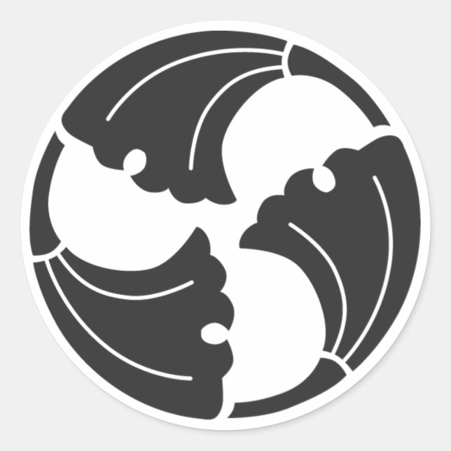 Adesivo Redondo Plantas [Camadas Familiares] (Frente)