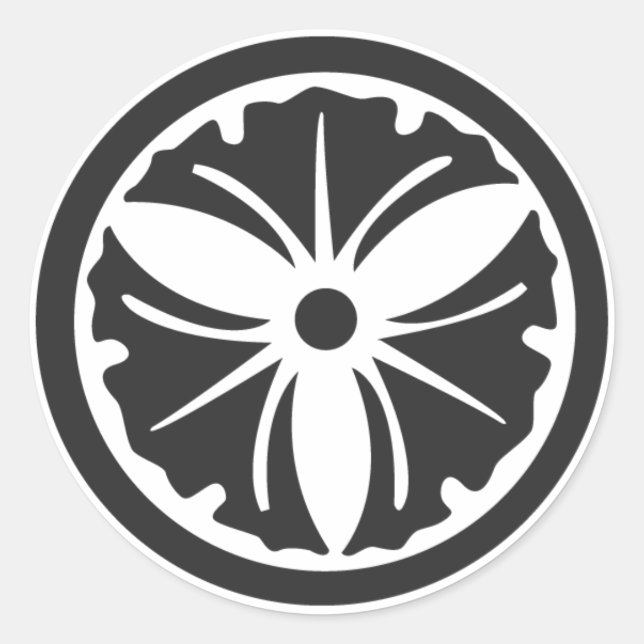 Adesivo Redondo Plantas [Camadas Familiares] (Frente)