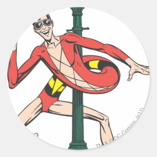Adesivo Redondo Plastic Man Wraps Streetlamp