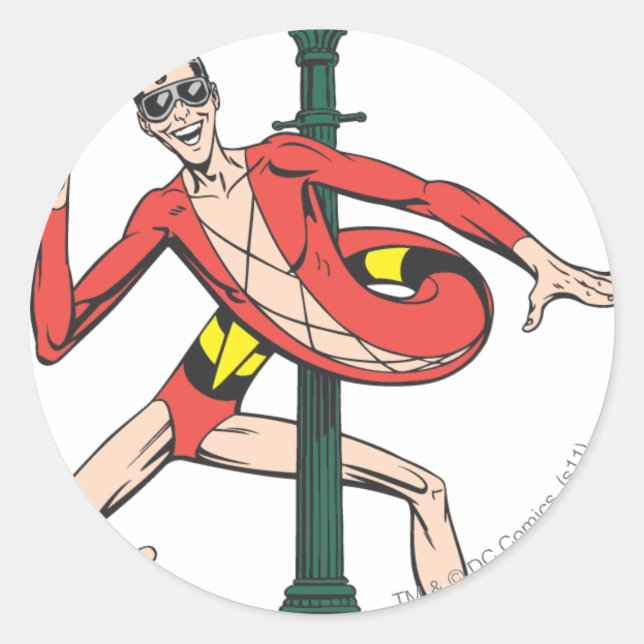 Adesivo Redondo Plastic Man Wraps Streetlight (Frente)