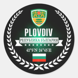Adesivo Redondo Plovdiv