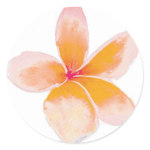 Plumeria Sticker