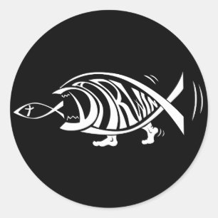 Adesivo Redondo Pndo a vitória em Darwin (por sethness@deviantart