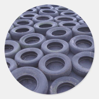 Adesivo Redondo Pneus De Carro