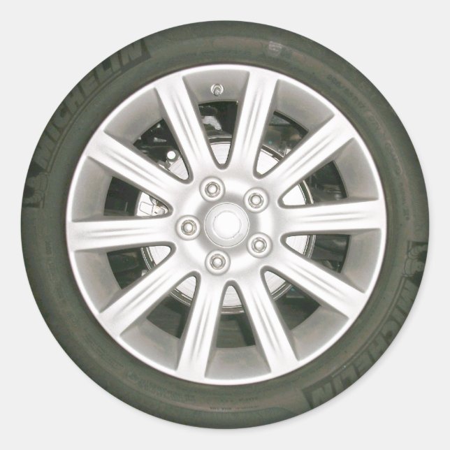 Adesivo Redondo Pneus/roda automáticos (Frente)