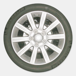Adesivo Redondo Pneus/roda automáticos
