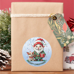 Adesivo Redondo Pobre Natal!