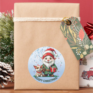 Adesivo Redondo Pobre Natal!