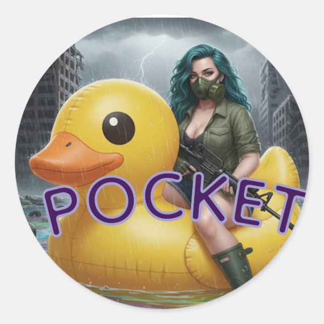 ADESIVO REDONDO POCKET  (Frente)