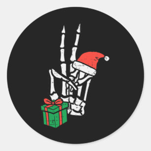 Adesivo Redondo Pocket Xmas Men Womem