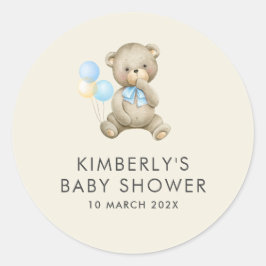 Adesivo Redondo pode aguardar chá de fraldas