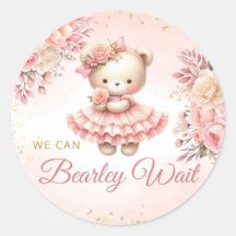 Podemos esperar aquarela Chá de fraldas Boho