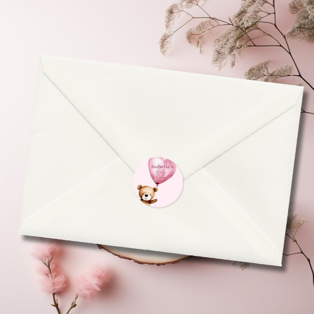 Adesivo Redondo Podemos Esperar Chá de fraldas (Criador carregado)