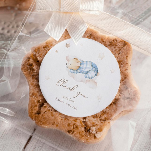 Adesivo Redondo Podemos Esperar O Teddy Bear No Chá de fraldas Da  (Criador carregado)