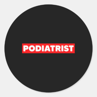Adesivo Redondo Podiatra Foot Doctor Podiatry