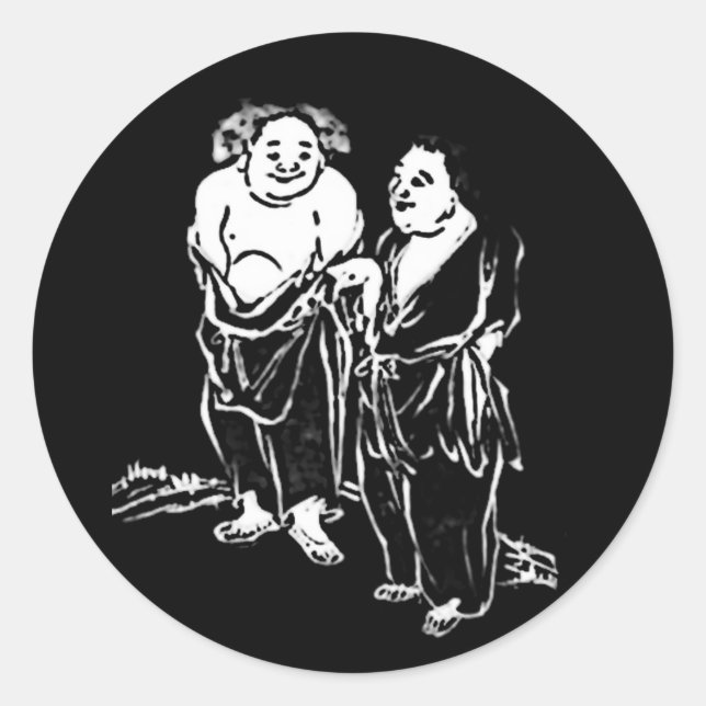Adesivo Redondo Poetas Chineses (Frente)