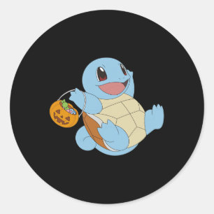 Adesivo Redondo Pokémon Halloween Esquadrão Com Seu Truque Ou Trat