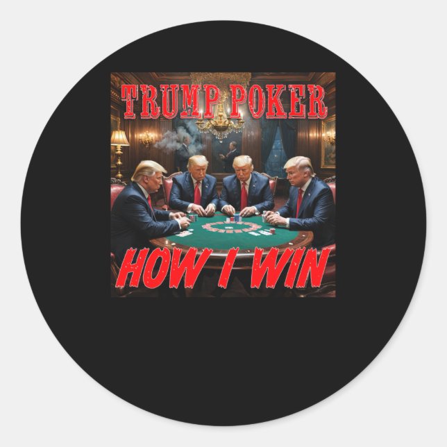 Adesivo Redondo Poker2 (Frente)