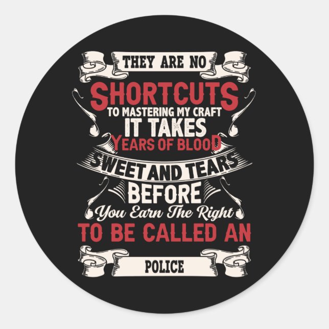 Adesivo Redondo Polícia (Frente)