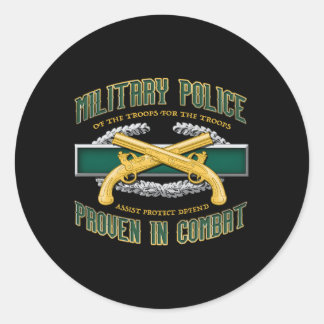 Adesivo Redondo Polícia Militar Comprovada Em Combate