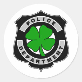 Adesivo Redondo Policiais irlandeses