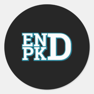 Adesivo Redondo Policística Sensibilização Para A Doença Renal Fim