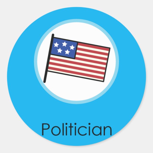 Adesivo Redondo Politiciano Doljabi Doljanchi Dol Coreano (Frente)