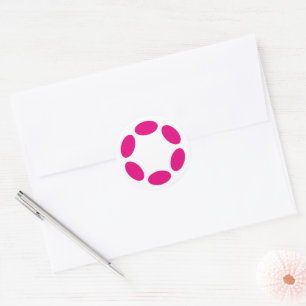 Adesivo Redondo Polkadot