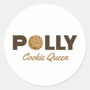 Adesivo Redondo Polly cookie Queen