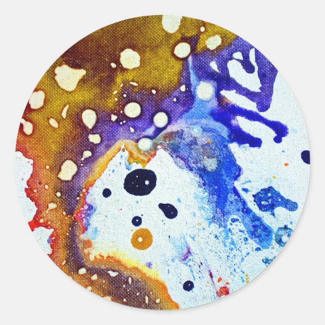 Adesivo Redondo Polocromoptico #1B por Michael Moffa (Frente)