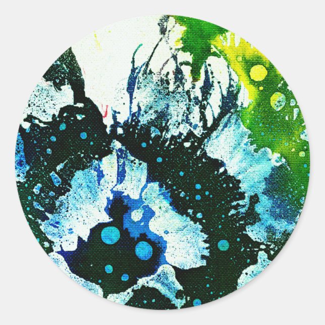 Adesivo Redondo Polocromoptico #2C por Michael Moffa (Frente)