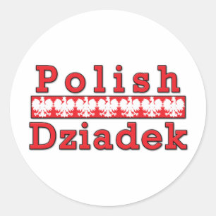 Adesivo Redondo Polonês Dziadek Eagles