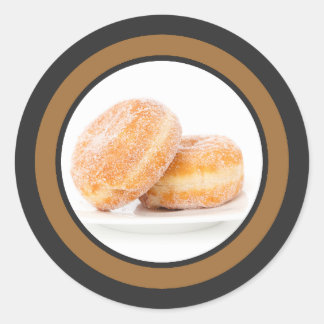 Adesivo Redondo Polonês Gordura Quinta Feliz Dia Paczki