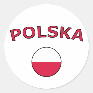 Adesivo Redondo Polska