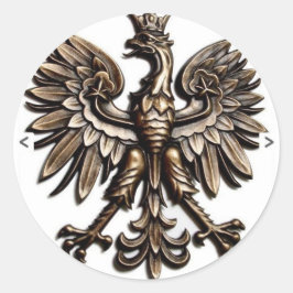 Adesivo Redondo Polski orzelek