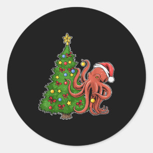 Adesivo Redondo Polvo de Natal 