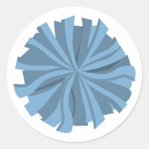 Pom Pom Cheerleader Azul Pó