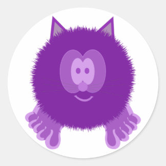 Adesivo Redondo Pom Pom Pal Stickers
