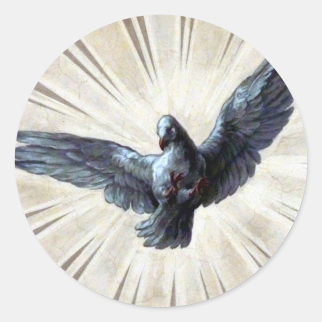 Adesivo Redondo pomba (Frente)