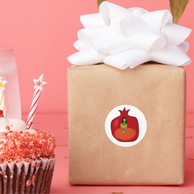 Adesivo Redondo Pomegranate  (Festa)