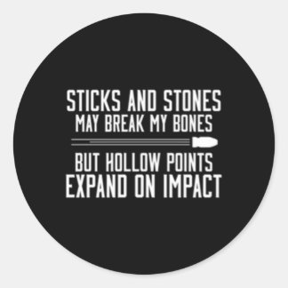 Adesivo Redondo Pontas De Arma E Pontas Ocultas