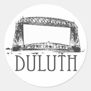 Adesivo Redondo Ponte aérea de Duluth