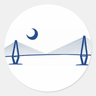 Adesivo Redondo Ponte Charleston Ravenel