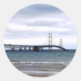 Adesivo Redondo Ponte Mackinac