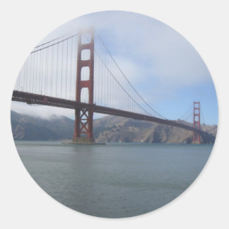 Adesivo Redondo Ponte ouro Gate