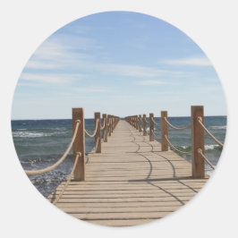 Adesivo Redondo Ponte sem fim - Sticker