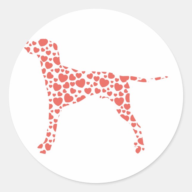 Adesivo Redondo Ponteiro Inglês (Frente)