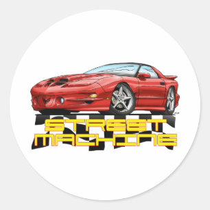 Adesivo Redondo Pontiac 4º Gen Trans Am