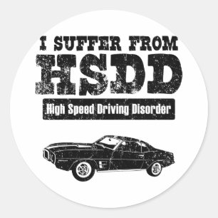 Adesivo Redondo Pontiac Firebird 1969